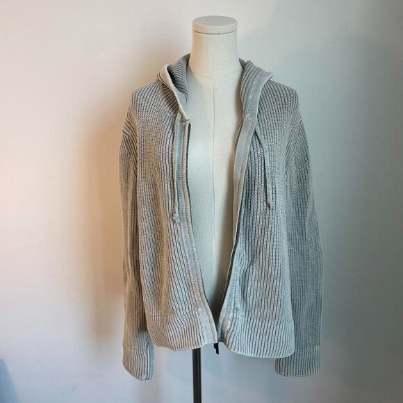 Kinross Stonewash Zip Hoodie Details - Picture 1 of 6